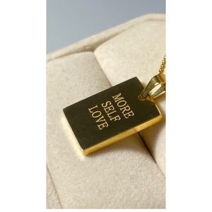 New Gold “More Self Love” Necklace and Bracelet
